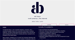 Desktop Screenshot of akibraun.com